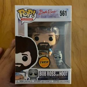 Funko pop #561 Bob Ross and Hoot limited edition
